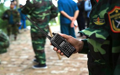 Bộ đàm sử dụng trong cứu hộ cứu nạn