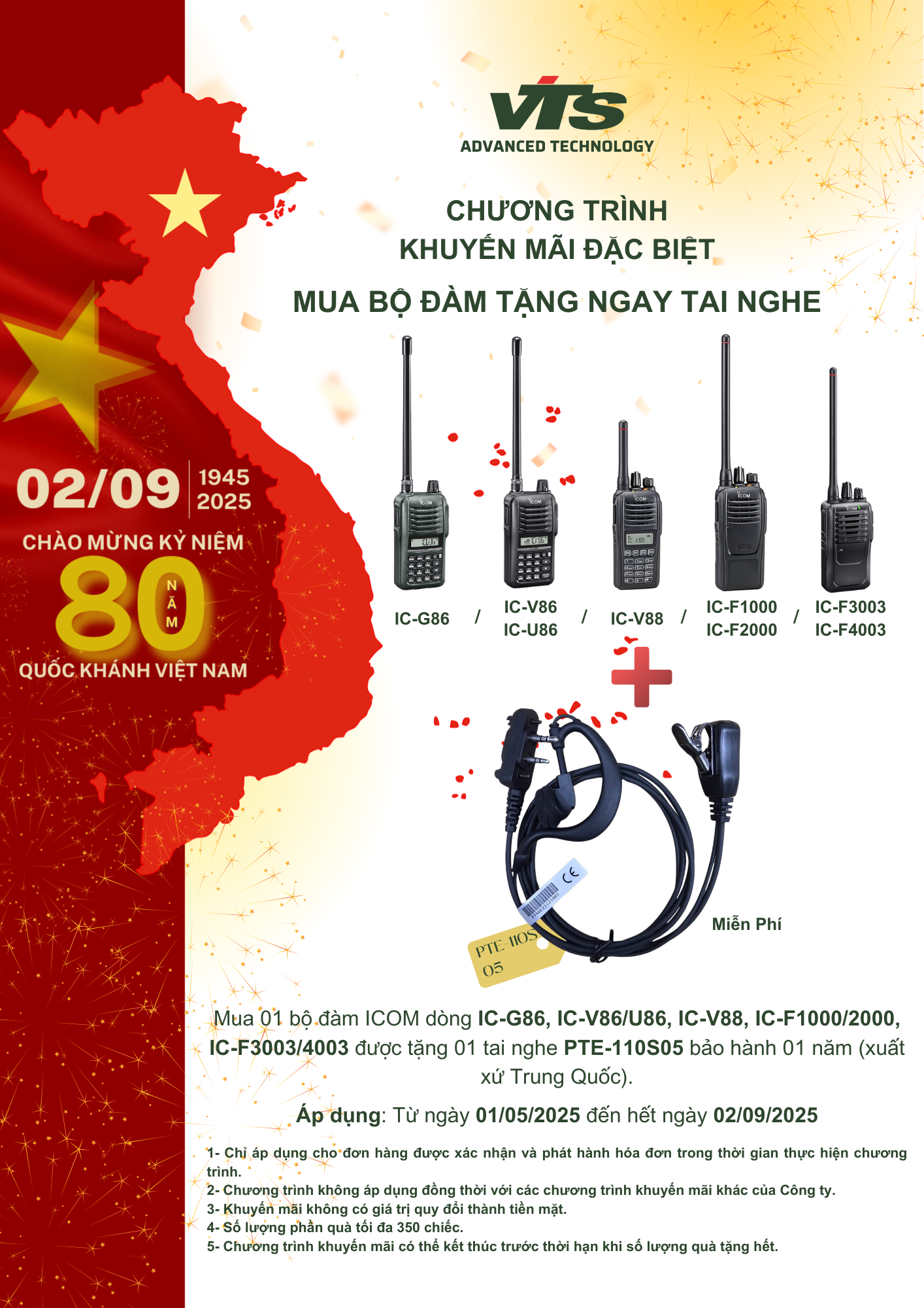 Chào Mừng 80 Năm Quốc Khánh Việt Nam.